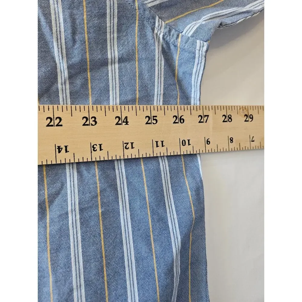 Levi's Long Sleeve Shirts Office Stripes Plaid Button Up Blue Green XXL Bundle
